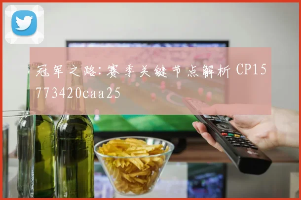 冠军之路:赛季关键节点解析 CP15773420caa25